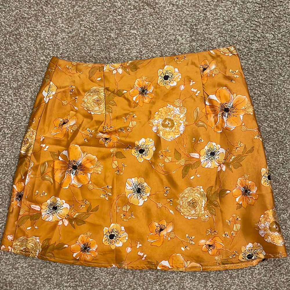 Princess Polly satin mini skirt